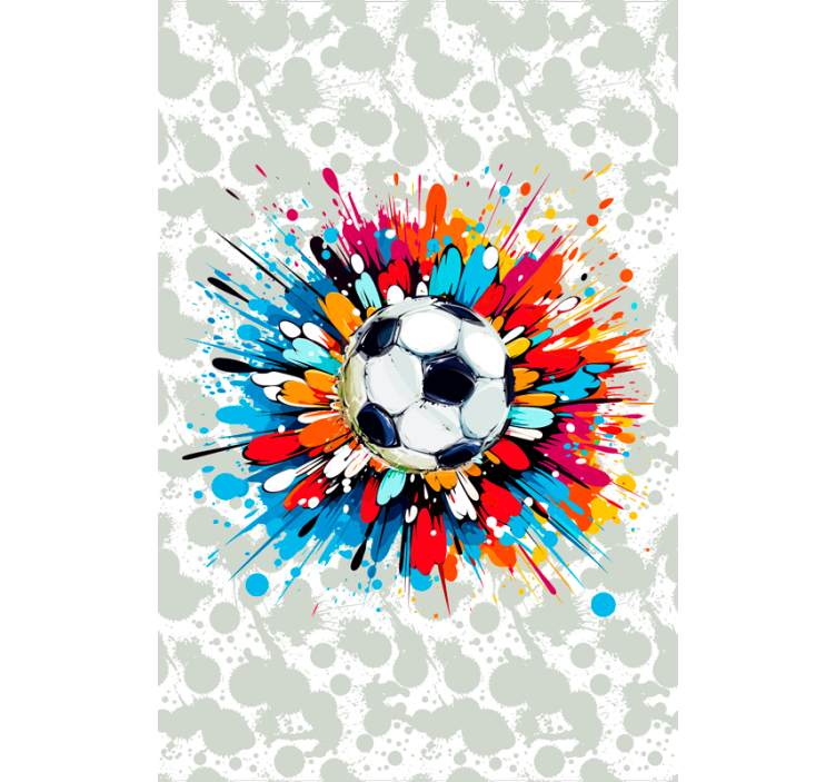 Explosion football design roller blind - TenStickers