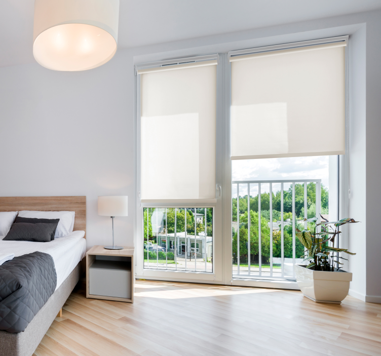 Bone color translucent Living room blind - TenStickers