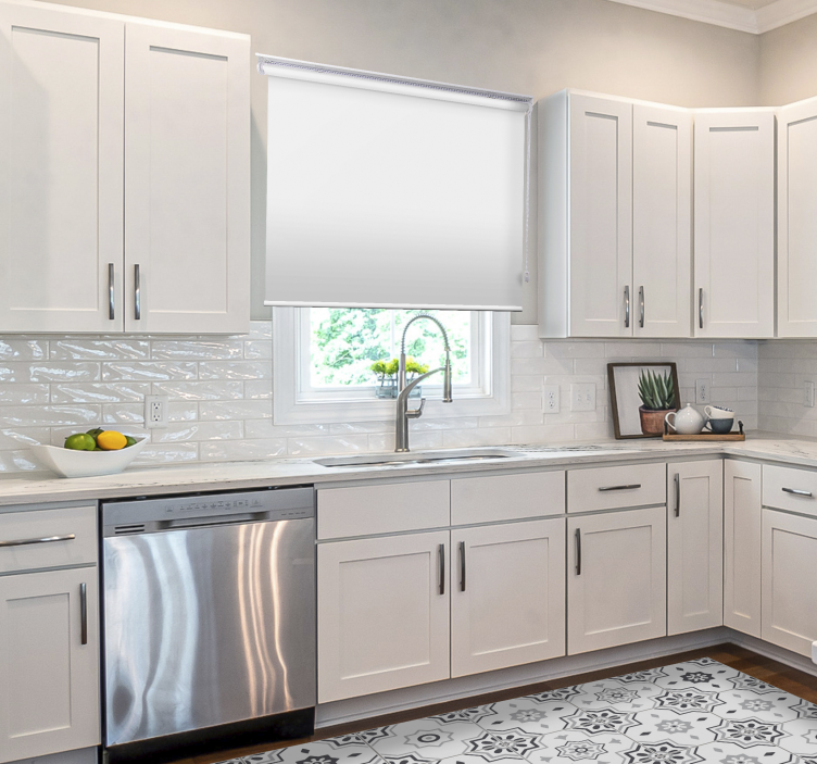 White blackout Living room blind - TenStickers