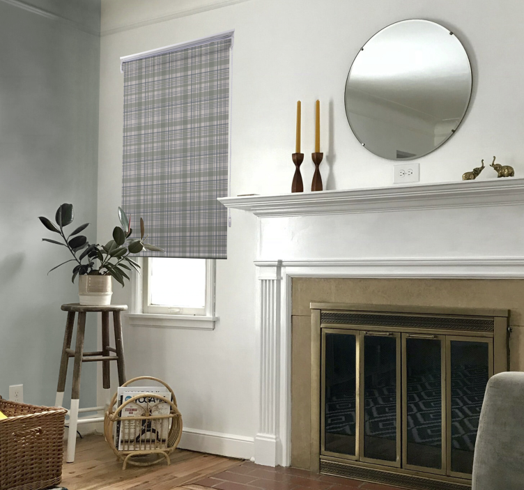 Green tartan Classic blind - TenStickers