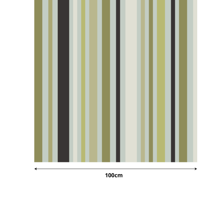 Linear green stripes modern blind - TenStickers