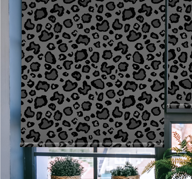 Animal Print Elegance pattern roller blind - TenStickers