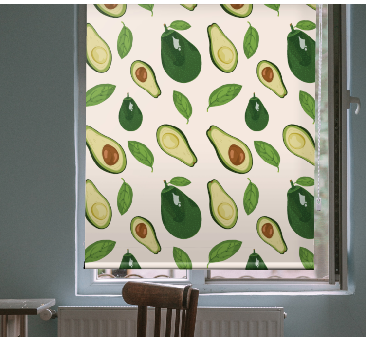 Avocados delight fruit and vegetable kitchen blind - TenStickers