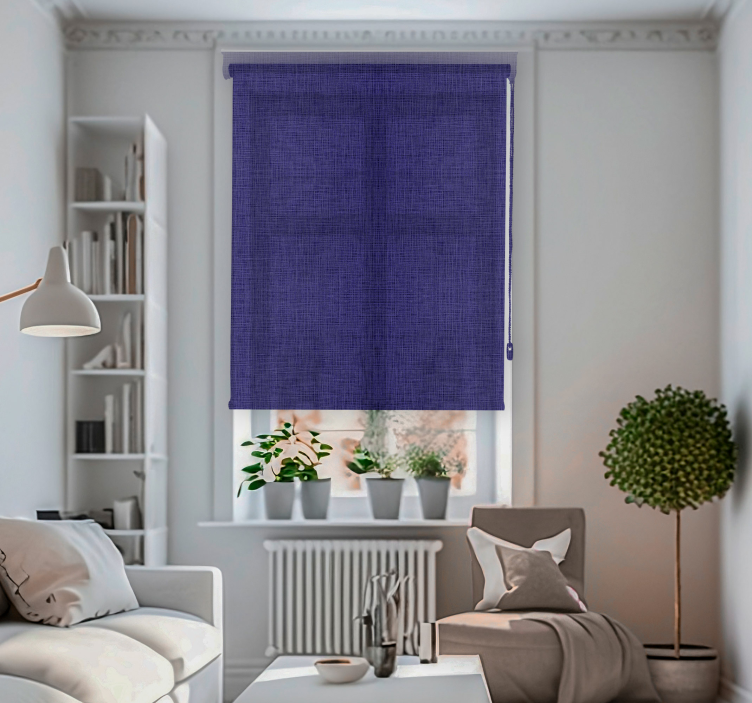 Blue texture Living room roll-up shade - TenStickers