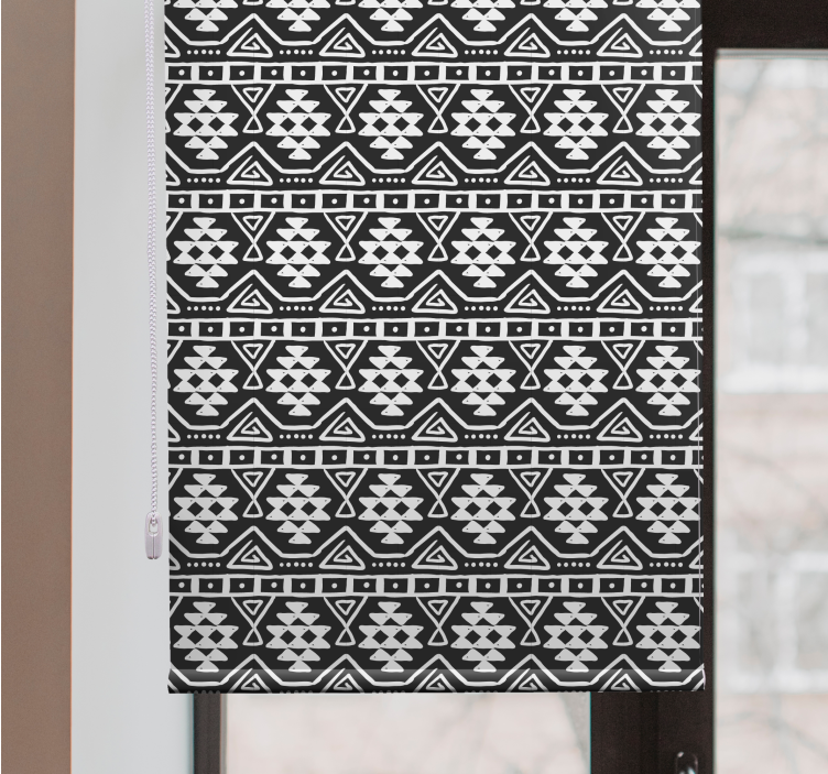 Bohemian pattern modern kitchen blind - TenStickers