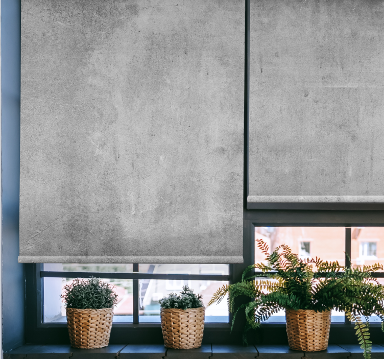 Cement "Industrial Style" grey kitchen blind - TenStickers