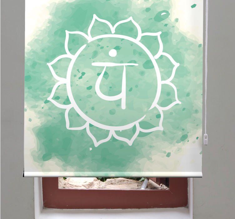 Chakra emblem creation zen blind - TenStickers