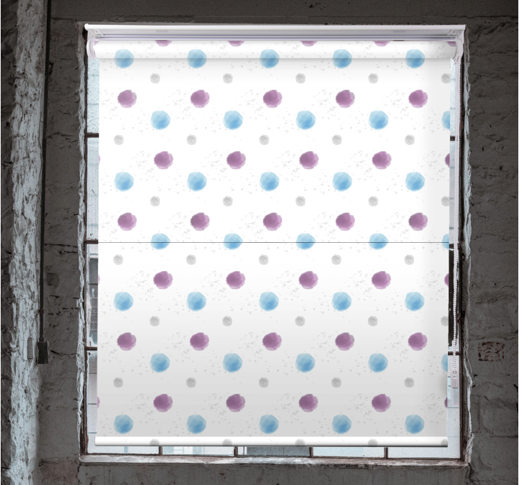 Colorful patterned dots blind children - TenStickers