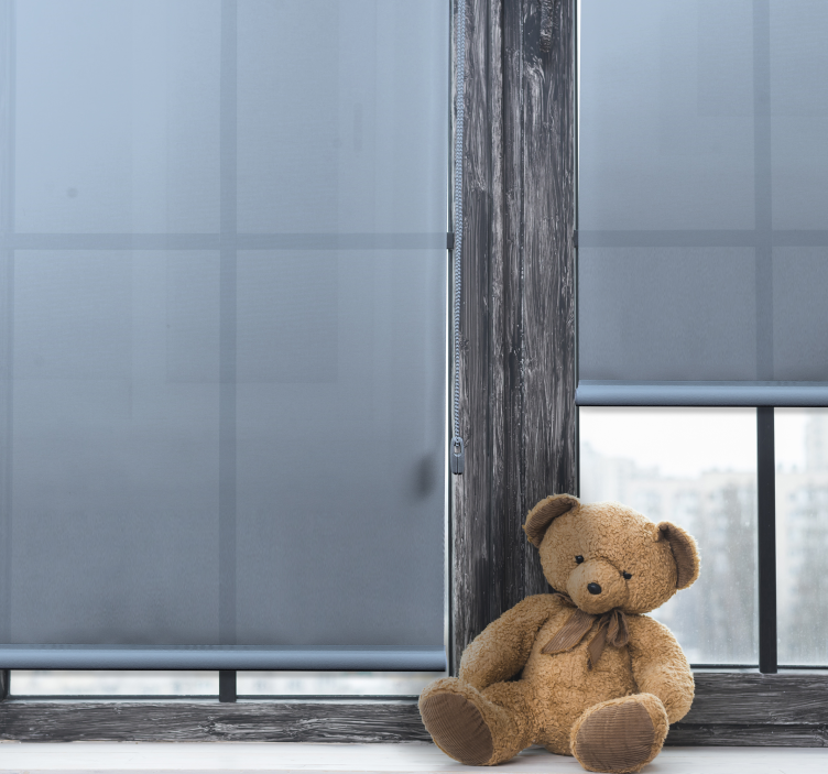 Pale cyan shade blackout roller blind - TenStickers