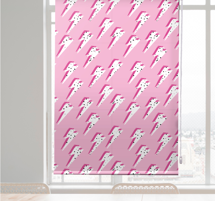 White rays on pink background blind teens - TenStickers