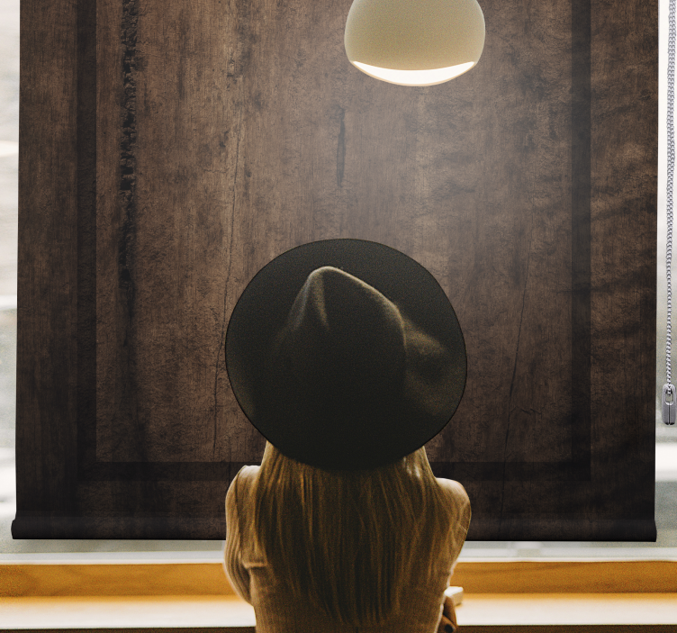 Elegant Silhouette rustic blind - TenStickers