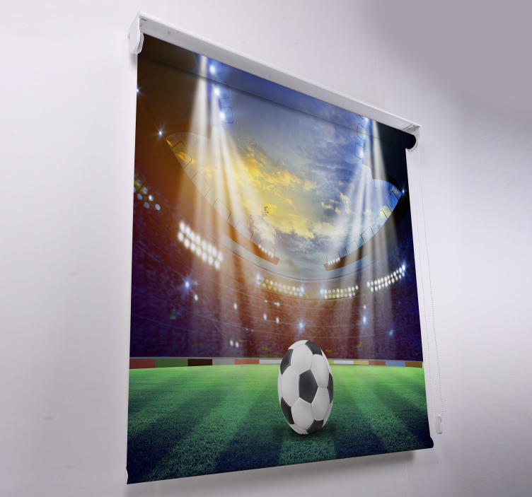 Football stadium kids roller blind - TenStickers