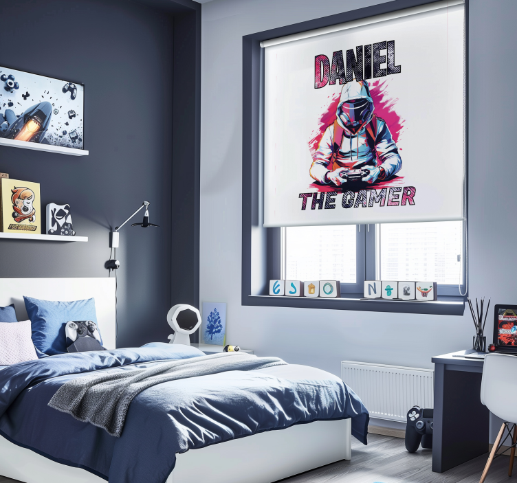 Gaming style custom printed blind - TenStickers