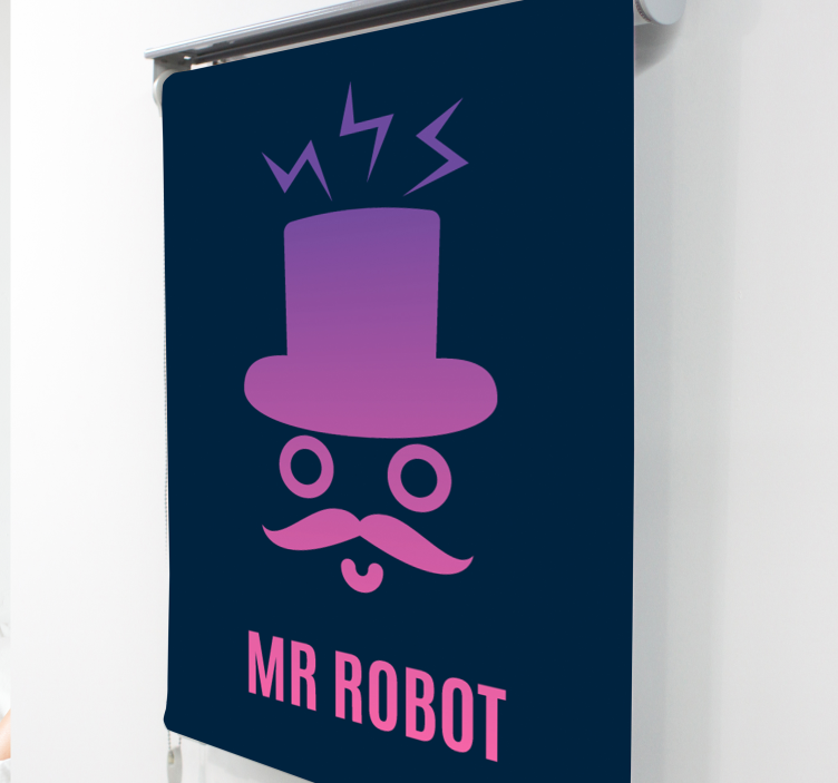 Gentleman Robot blind geek - TenStickers