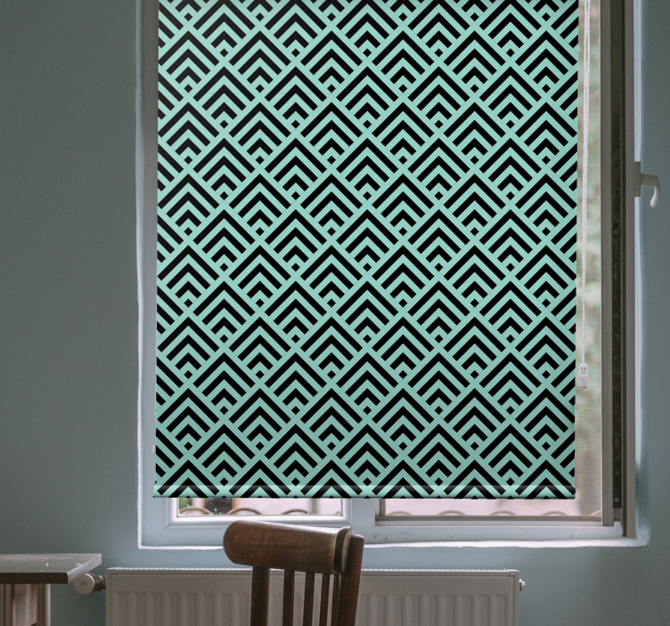 Geometric Arrow Pattern modern blind - TenStickers