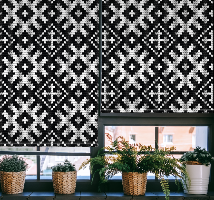 Geometric Pattern Craft modern blind - TenStickers