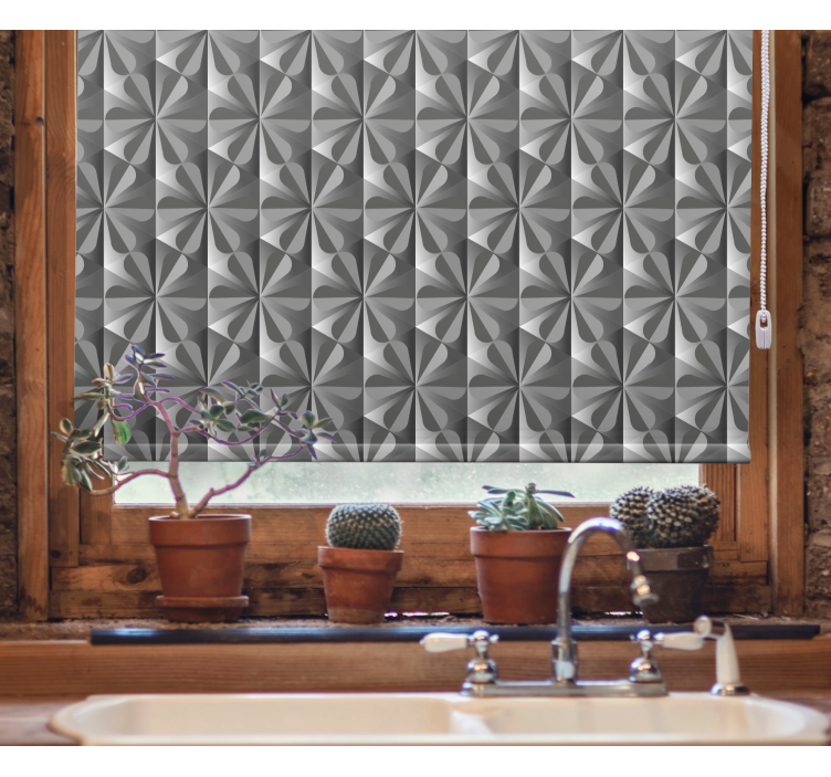 Geometric Pattern Design pattern roller blind - TenStickers