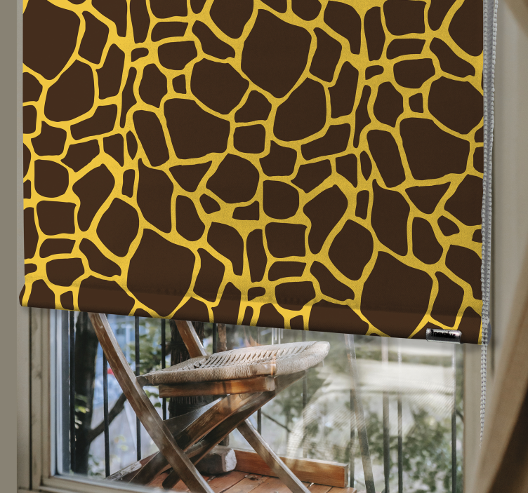 Giraffe Pattern animals blind - TenStickers