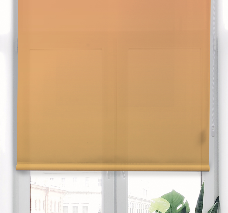 Gradient Orange Shades blackout roller blind - TenStickers