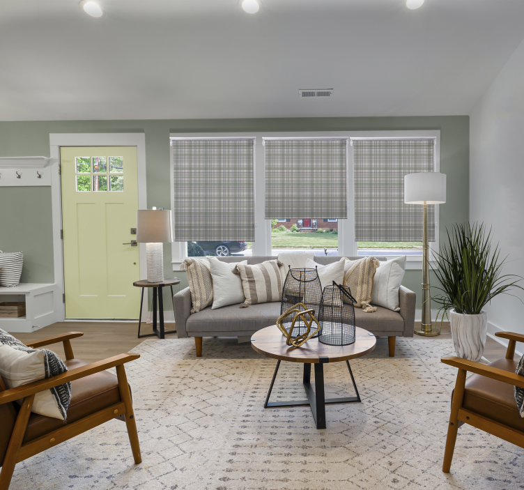 Green tartan Classic blind - TenStickers