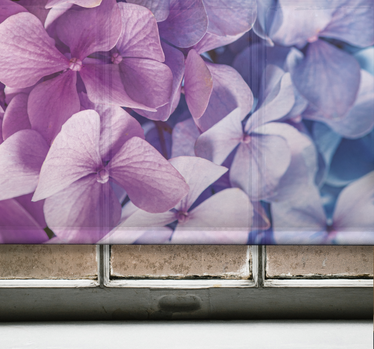 Hydrangea Petal Cluster blind flowers and plants - TenStickers