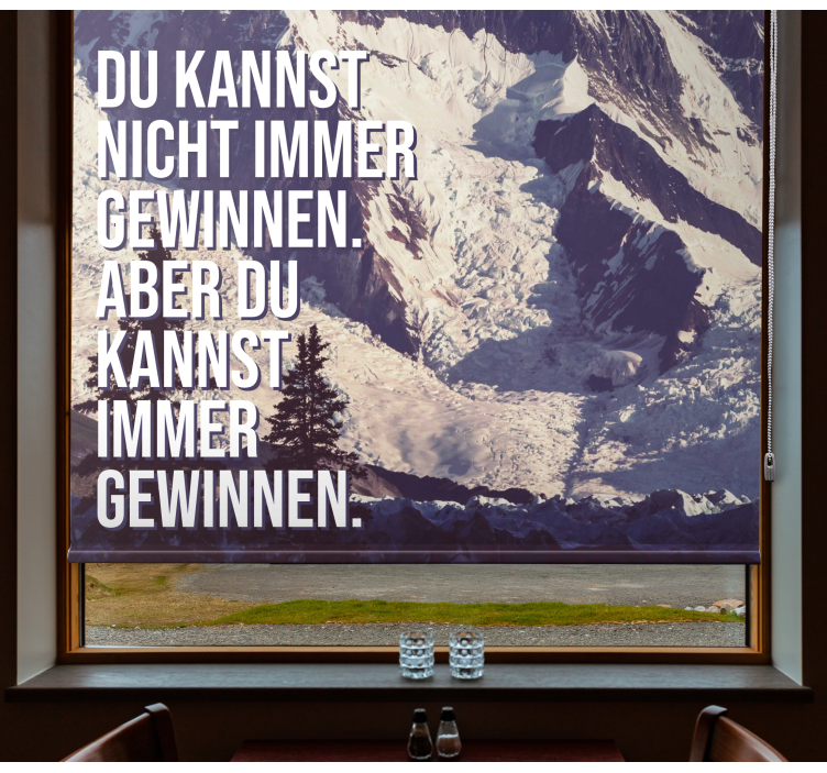 Immer Gewinnen Mountain Peaks blind office - TenStickers
