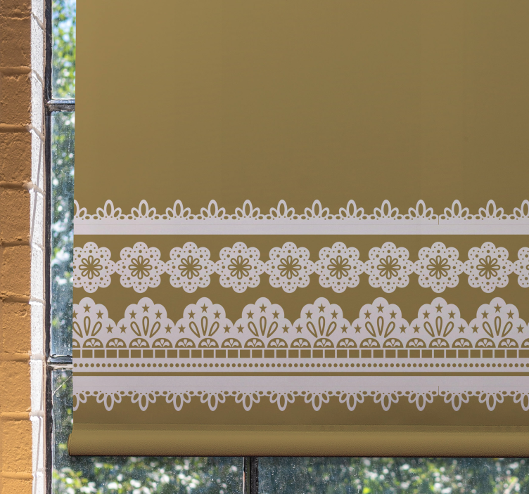 Lace Pattern Band elegant blind - TenStickers