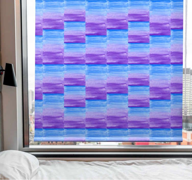 Layered Brushstrokes Pattern pattern roller blind - TenStickers