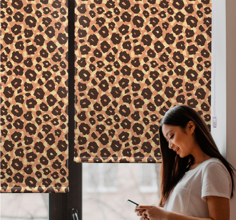 Leopard Skin Print animals blind - TenStickers