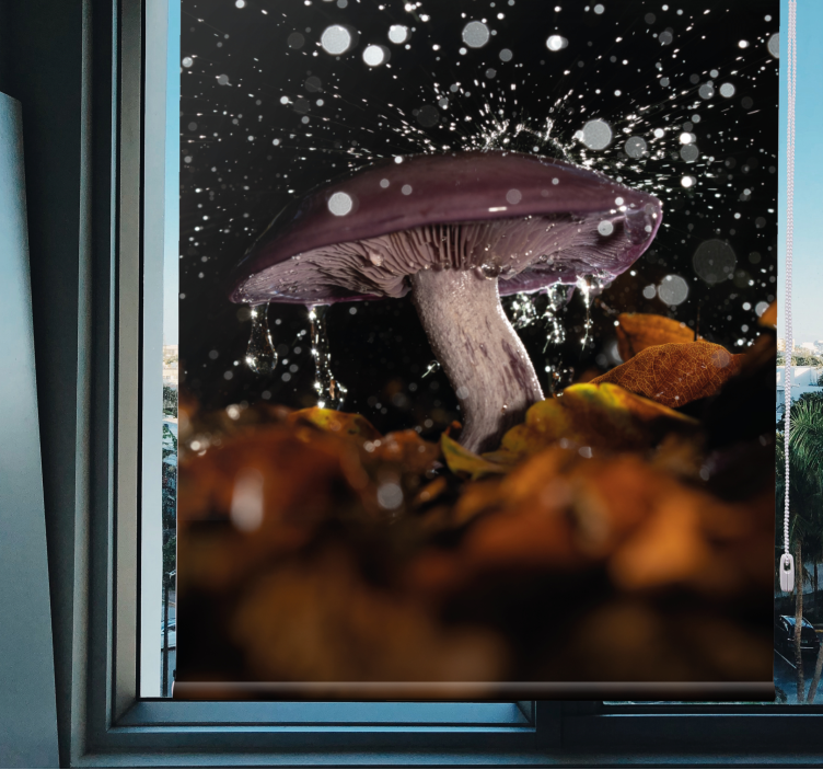 Mushroom with Splash blind - TenStickers