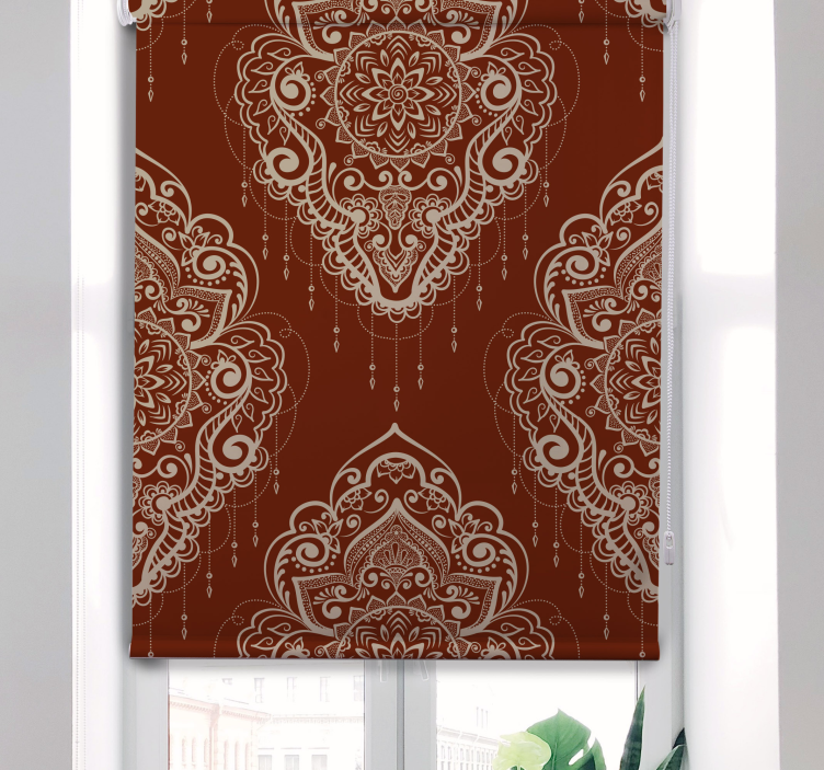 Ornate Mandala Design art deco blind - TenStickers