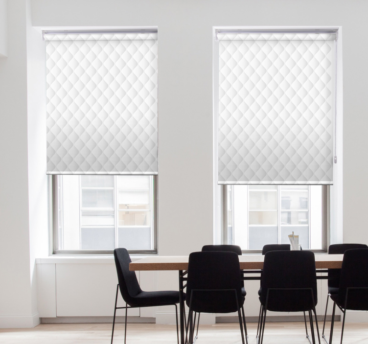 Padded texture effect living room roller blind - TenStickers