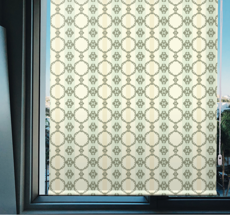 Pattern roller blind intricate design arrangement - TenStickers