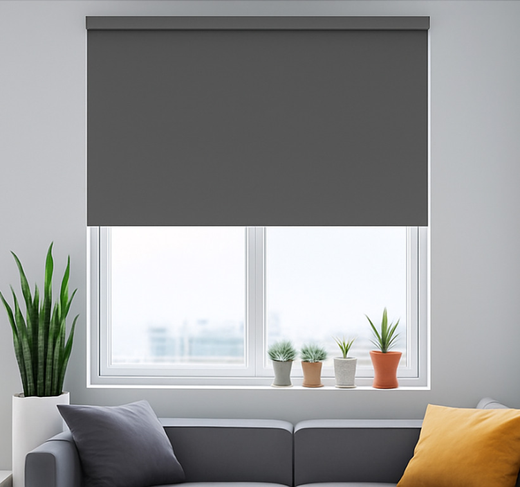 Plain elegant colour blind grey - TenStickers