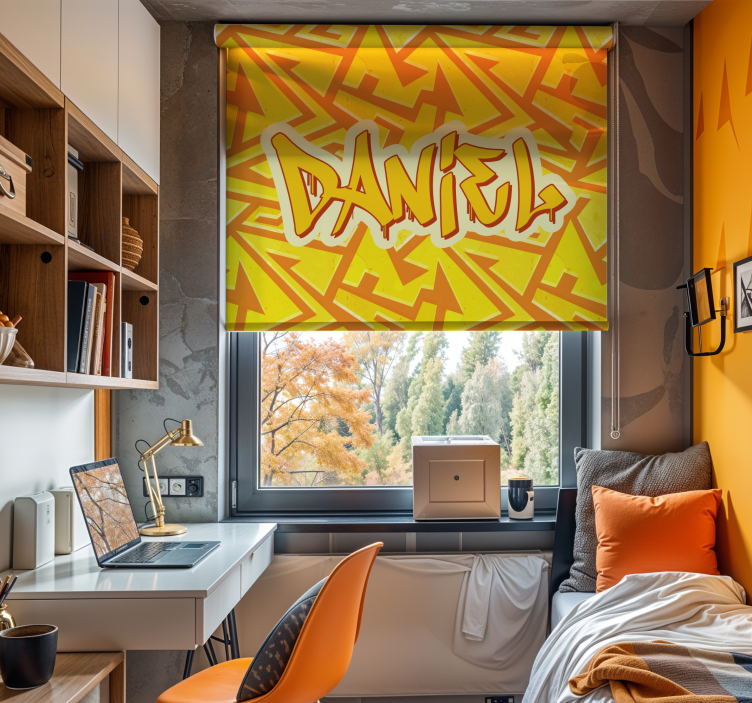 urban style teens roller blind - TenStickers