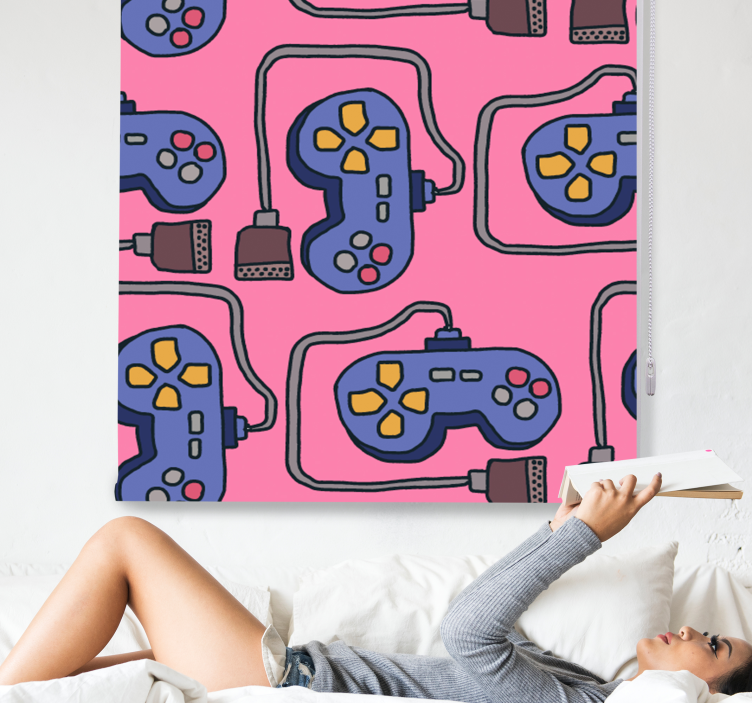 Video Game Controllers gamer roller blind - TenStickers