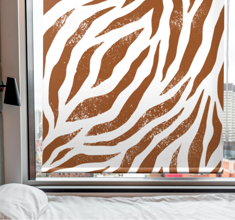 Zebra Stripe Motif animals blind - TenStickers