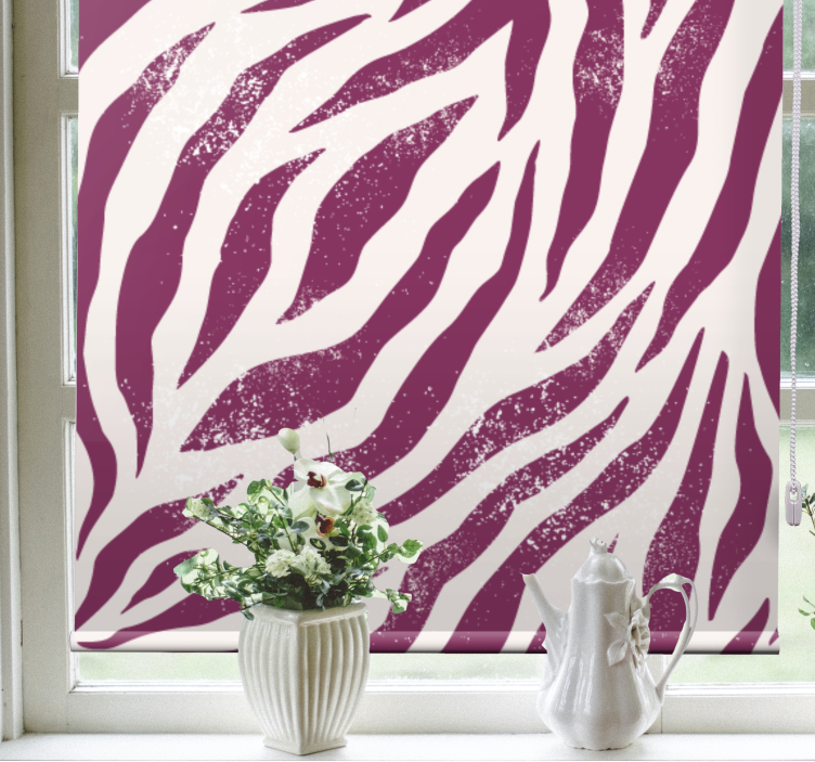 Zebra Stripe Theme animals blind - TenStickers