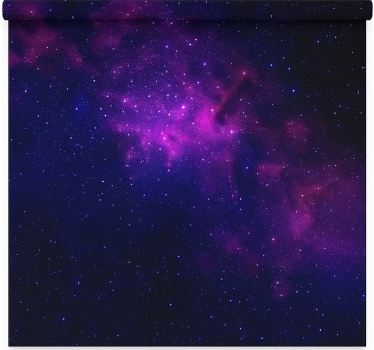 Purple galaxy star teenage blind - TenStickers