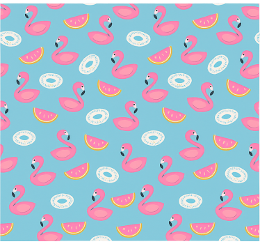 Watermelon and flamingos blind teens - TenStickers