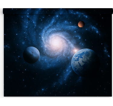 Cosmic Spiral Galaxy blind teens - TenStickers