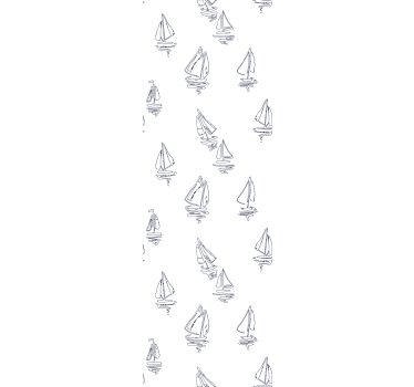 Blind children sketch sailboat pattern - TenStickers