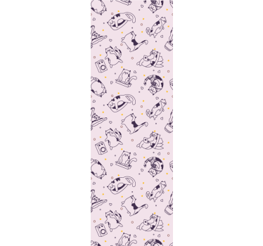 Blind children cat music band design - TenStickers