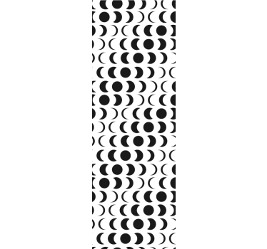 Blind teens minimalistic moon design - TenStickers