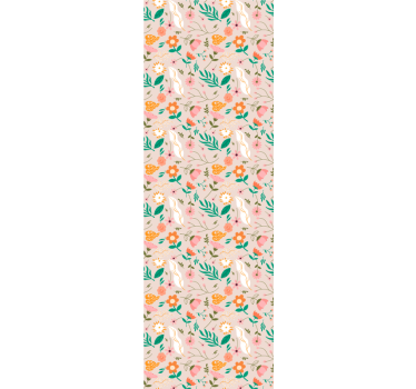 Blind teens pastel delicate flower pattern - TenStickers