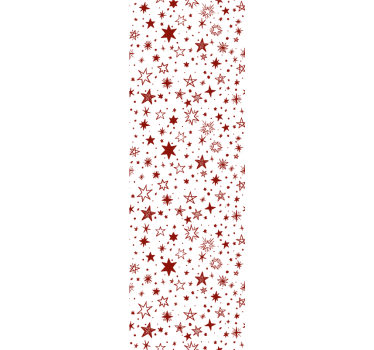 Blind teens red watercolour star - TenStickers