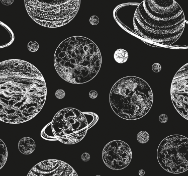 Blind teens in monochrome space - TenStickers