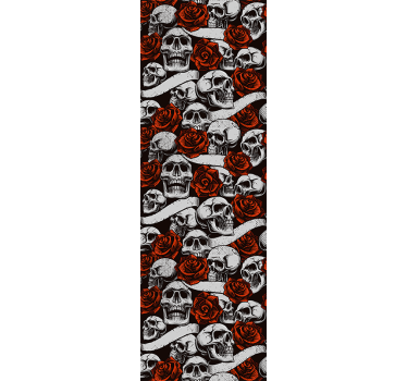 Blind teens skulls and roses design collection - TenStickers