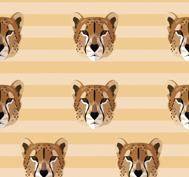 Teenage blind leopard head - TenStickers