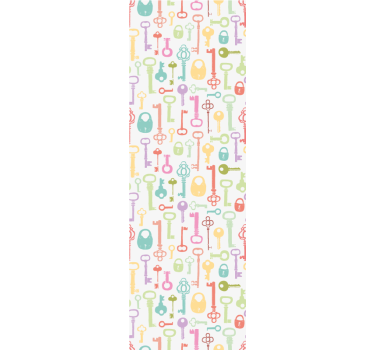 Blind teens colorful keys - TenStickers
